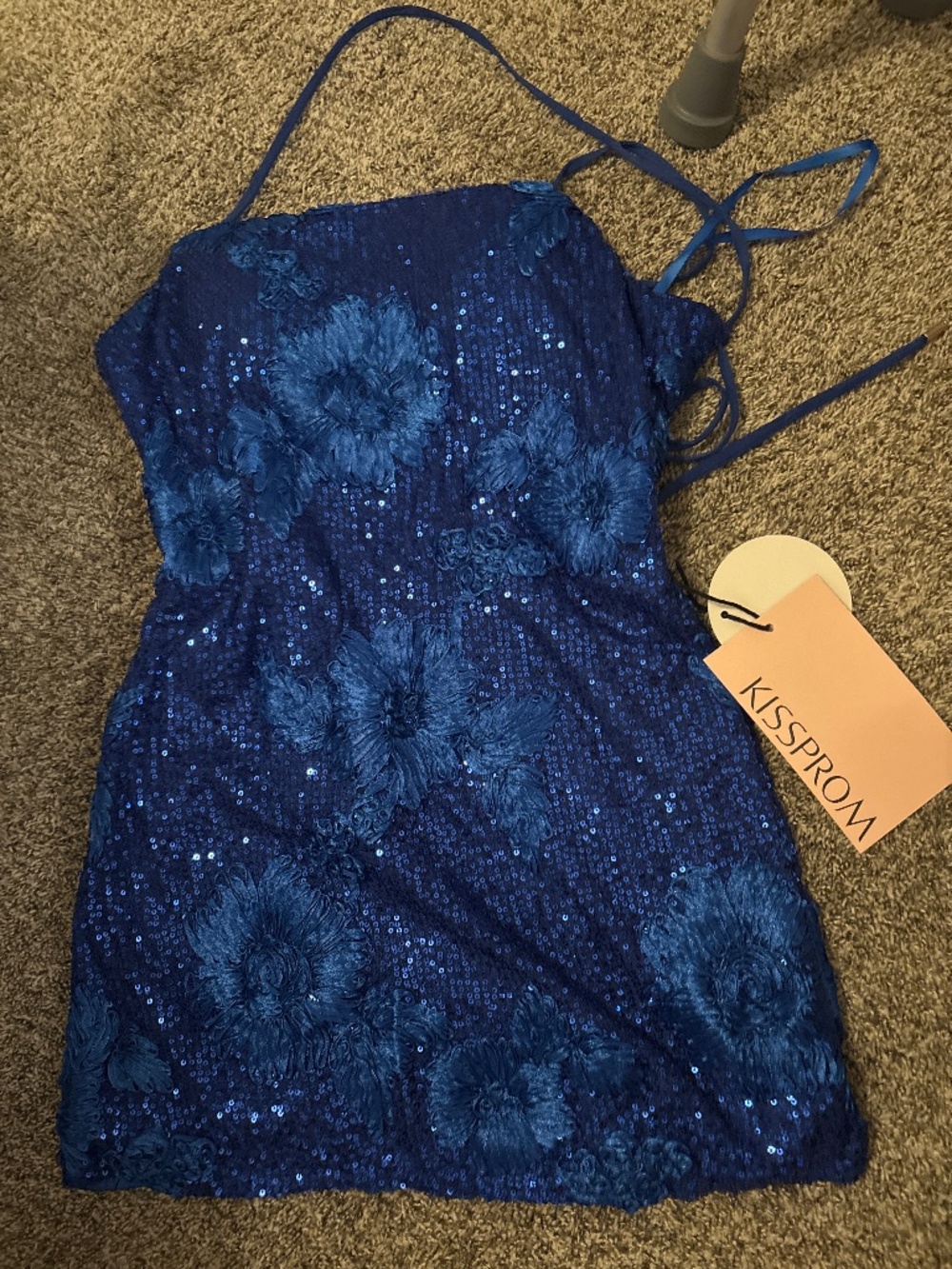 Blue homecoming dress